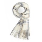 Womens Winter Scarf Classic Tassel Plaid Large Shawl Oversized Warm Wrap