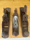 Vintage Stanley Wooden Bench Plane Lot Of 3  8 Woodworking History Barn