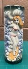 Vtg Surfer Girl Hawaiian Tiki Mug Cup Cocktail Glass Surfboard Bikini Dolphins