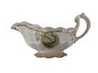 Antique Hand Painted Limoges Fish Lot Of 5 Plates Gravy Boat Serving Dish
