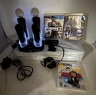 Ps3 Playstation Navigation Motion Controllers Game Camera Charging Bundle Tested