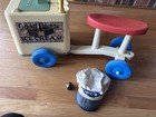 Vtg 1970s Playskool Good Humor Bike Ride-on Toy Ice Cream Truck Pedal Car