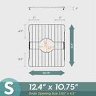 304 Stainless Steel Sink Protector Rack     Rust-resistant Grid For Kitchen Sink B