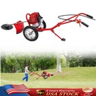 Garden Lawn Mower Trimmer Gasoline Brush Cutter Hand Push Type Grass Cutter Tool