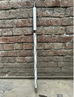 Drum Major Mace Stave   Stick Chrome Embossed Head With Gold Eagle 3 Parts