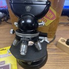 Vtg Carl Zeiss Illuminated Compound Laboratory Microscope Research Instrument 