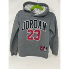 Jordan Gray Pullover Graphic Hooded Sweatshirt - Toddler Size 5 