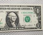 Printed Fold Error 1985  1 Frn Error Note Nice Crisp Fold Over Error Note Au unc