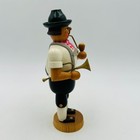 Erzgebirge German Smoker Incense Burner Trumpet Player Oompa Band Gdr Vintage