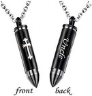 Celtic Cross Bullet Urn Necklaces For Ashes Cremation Jewelry Keepsake    