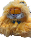 Vintage 1981 Dakin Garfield The Cat Bow Tie Guy 10  Long Hair Fluffy Fuzzy Plush