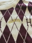 H m Harry Potter Wizarding World Argyle Knit Pullover Sweater Kids 12-14 Twee 