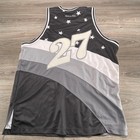 Vintage Harlem Globetrotters Jersey Mens 2xl Black Fubu 75th Anniversary Rare