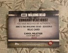 Topps 2017 The Walking Dead Season 6 Carol Peletier Relic Card  26 99 