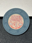  classic   1 Silver Nugget Casino Poker Chip North Las Vegas Nevada Token