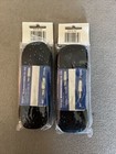 4 Laces  2 Pair  Hockey Skate Braided Laces Tex-style 84    Black blue   New