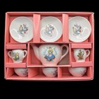 Vtg Walt Disney Productions  1951-84  Alice In Wonderland Toy China Tea Set