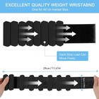Wrist Weights Set Of 2  Wearable Arm   Leg Weights For Women   Men  Adjustable