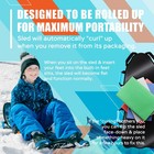 Sunlite Sports 45  Winter Wonderland Foldable Snow Sled