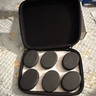 Brookstone Basalt Hot Stone Massage Set W  Heater  Temp Settings  Portable