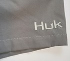 Huk Fishing Shorts Men Medium Gray 6 l Swim Quick Dry Stretch Drawstring Pockets