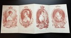 Folded Trade Card 1808 Rose Brothers Ladies Tailors  London Beauties Of The Day