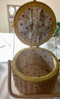 Vintage Wicker Sewing Basket