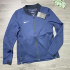Nike Womens Medium Therma Flex Basketball  Full  Zip Navy Jacket At5415-419 Nwt