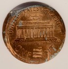 1997 1c Lincoln Cent Double-struck Rotated Ngc Ms65 Red