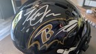 Terrell Suggs Signed Full Size Baltimore Ravens Helmet Bas Witness Replica