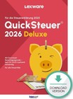 Lexware Quicksteuer Deluxe 2026  tax Year 2025  For 5 Tax Returns New