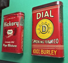 Two Hickory And Dial Vintage Early Pocket Tins United States Tobacco Co