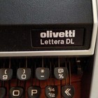 Olivetti Typewriter Lettera Dl  With Case Antique Interior Collection