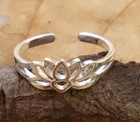 New Year Gift For Women s Adjustable Toe Ring Solid Metal 925 Sterling Silver