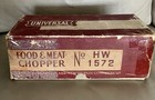 Vtg 1572 Universal Food Meat Chopper  Grinder Org Box Usa Cast Iron Trad Wife