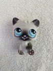 Littlest Pet Shop Lps First Generation Black   White - Blue Eyes  2005 - Rare