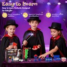 Magic Kit For Kids  Magic Tricks Set Includes Magic Wand And Magician Costume   