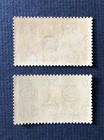 Barbados Stamps 1935 Kgv Silver Jubilee 2 Mlh Pair