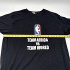Nba Africa Game T Shirt 3xl Black Us Basic 2017 Team Africa Vs Team World Mens