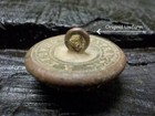 Old Rare Vintage Antique Civil War Relic Officers Staff Button Loaded With Gold