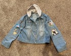 New Little House On The Prairie Demin Jacket - Detachable Hood