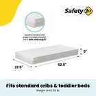 Mattress Crib Foam Toddler Bed Baby Waterproof Infant Comfort Sleep Cushion Pad