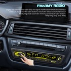 Single 1 Din Car Stereo Radio Bluetooth Mp3 Player Aux Usb Am Fm Audio Receiver