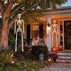 2 Pack 36 Halloween Skeleton Life Size Posable Full Body Outdoor Decor Free Ship