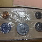 1962 U s  Mint Proof Set 5 Coins 90  Silver Franklin Half Original Ogp