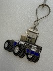 Vintage Ford Fw60 Farm Tractor Enamel Watch Fob Key Ring Chain Color Collectible