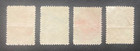 Middle East  1912   Overprinted  4 Values  Used  Vf