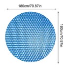 Solar Swimming Pool Cover Round Dustproof Paddling Fast Set Protector For Yard 