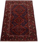 Traditional Vintage Hand-knotted Carpet 3 10  X 6 2  Wool Area Rug