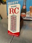 Royal Crown Rc Cola Advertisement Vintage Thermometer - Super Clean